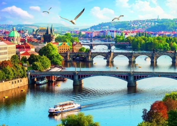 Beautiful view of Prague