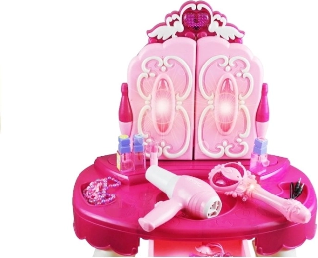 Vanity with storage and rich accessories