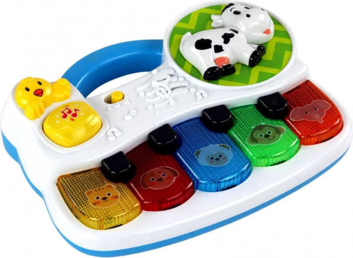5 colorful animal keys