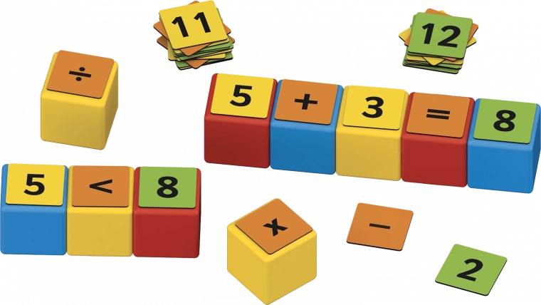 Matemaatika mänguliselt: arvutamine klambrite ja kuubikutega