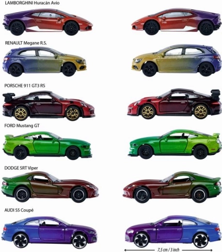 Kuus ikoonilist mudelit erinevates värvides