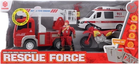 Action rescue set in a gift box