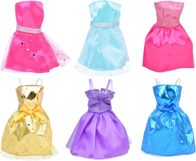 Värvikirevad kleidid nukkudele