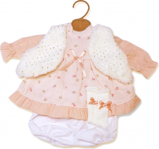 Võluv 4-osaline komplekt 42 cm nukkudele