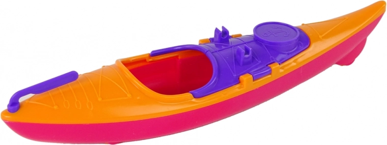 Orange kayak