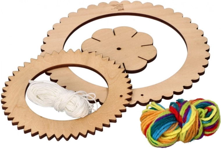 Tugevad puidust raamid ühtlaseks kudumiseks