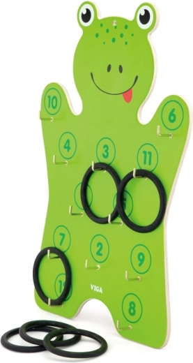 Fun frog target with scoring