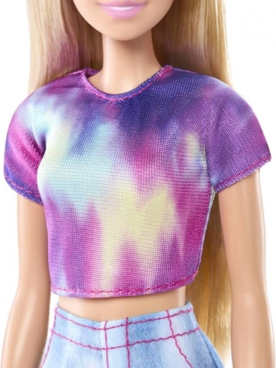Trendy tie-dye look