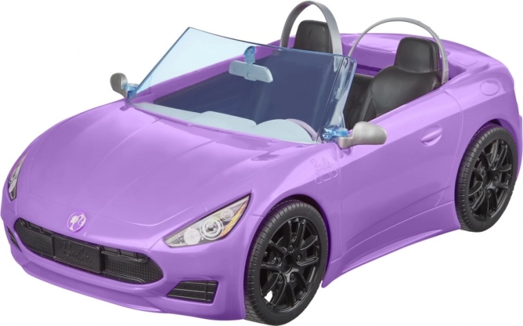 Stylish purple convertible