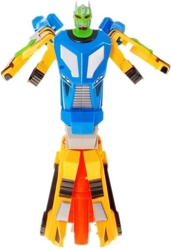 Blaster that transforms into a robot