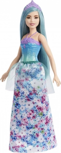 Long floral skirt with a tulle layer