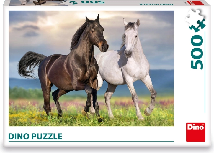 Realistic horse motif