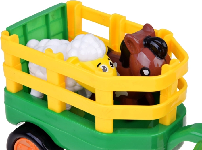 Avatav haagis loomade veoks