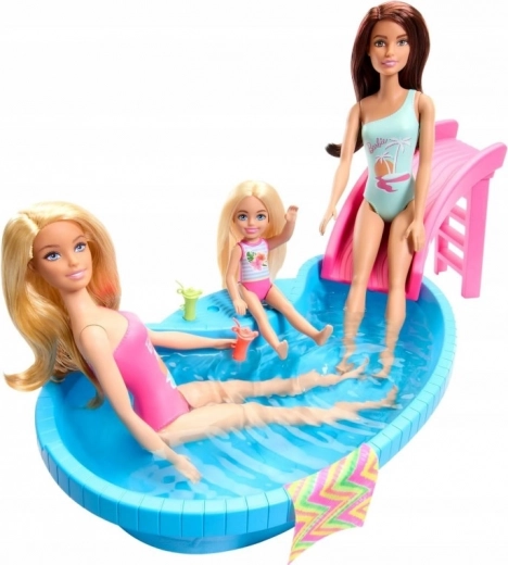 Suvine basseinilõbu Barbiega