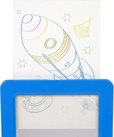 Vivid drawings with LED backlighting