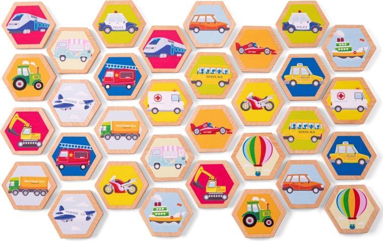 Värvilised transpordivahendite illustratsioonid