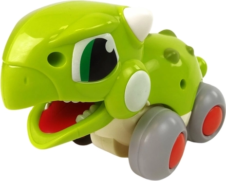 Playful mouth opening while driving
