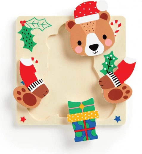 Extra robust wooden pieces for small hands