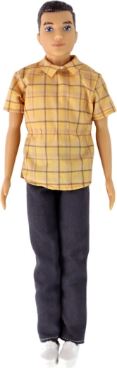 Stiilne kollane ruuduline rõivastus