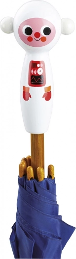 Comfortable wooden handle with a cheerful tip