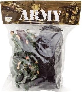 Täielik sõjaväekomplekt praktilises pakendis