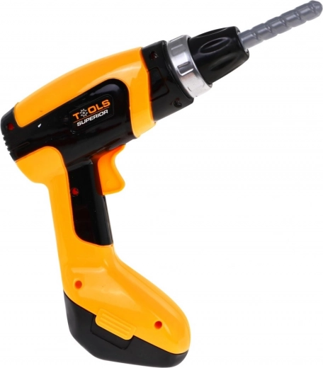 Interactive cordless drill with sounds