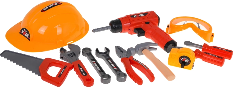 Realistic cordless drill with light