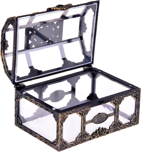 Transparent decorative chest