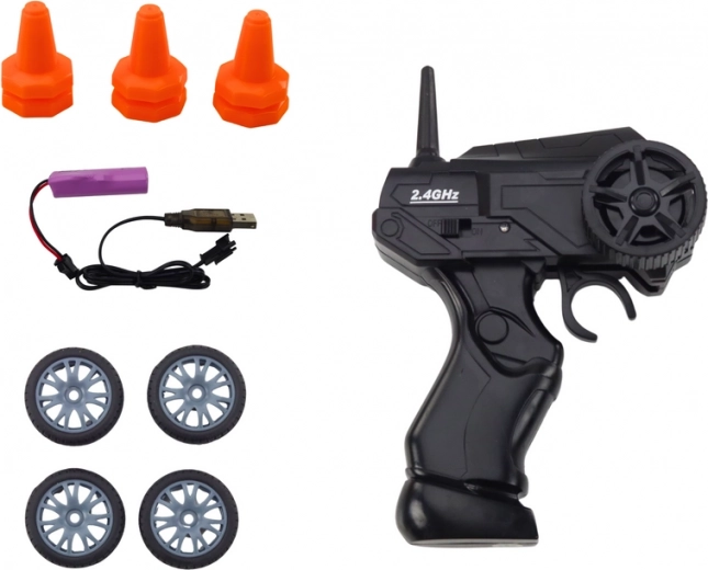 Dual wheel set: grip and drift