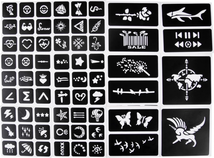 Huge selection of stencils for every idea