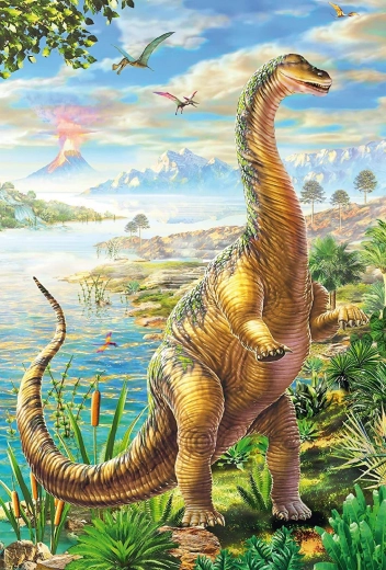 Majestic long‑necked sauropod