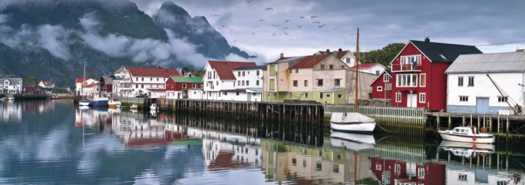 Kaunis panoraamne kujutus