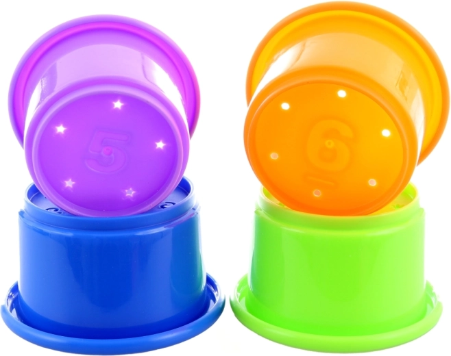 Stacking and pour cups