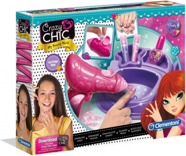 Everything for a glittery manicure in one place