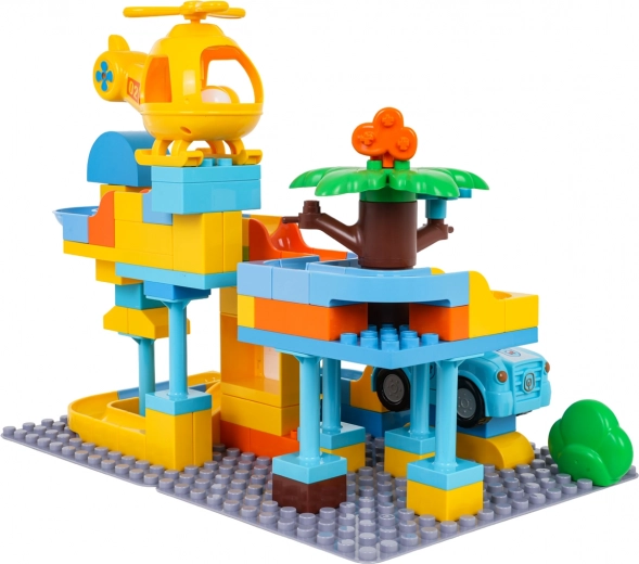 Helikopter ja auto pallide läbimiseks