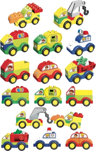 Different types of vehicles for role play
