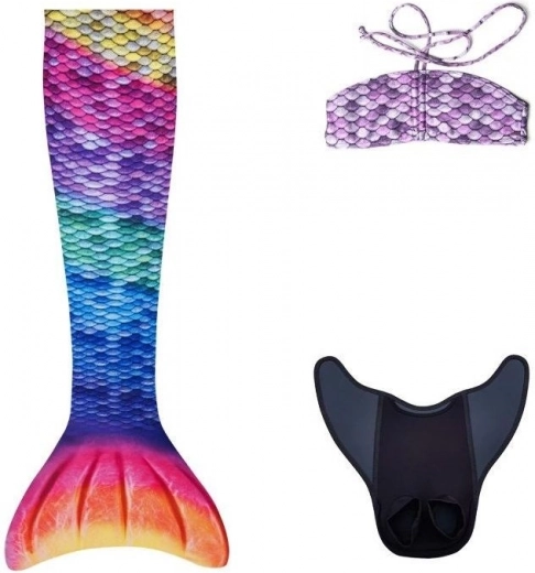 Rainbow scale design for a WOW effect