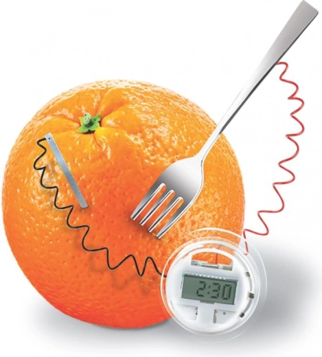 Citrus clock: electricity from fruit