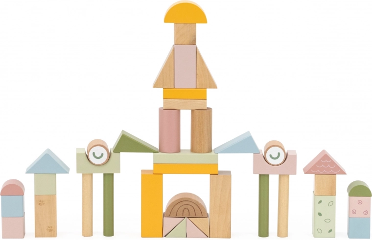 Värvilised klotsid komplektis