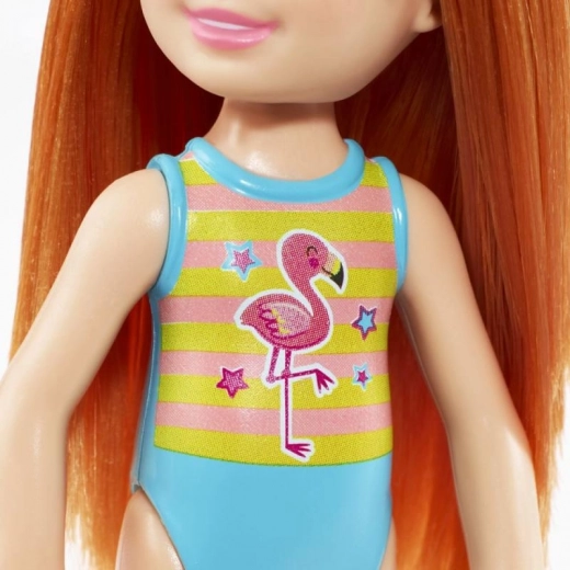 Colorful swimsuit with playful prints