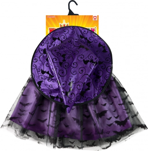 Kohev tüllseelik nahkhiiremustriga