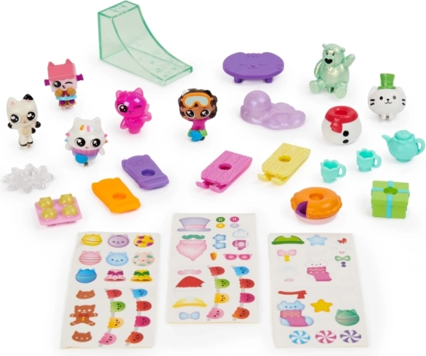 Figurid, aksessuaarid ja kleebised stseenide loomiseks