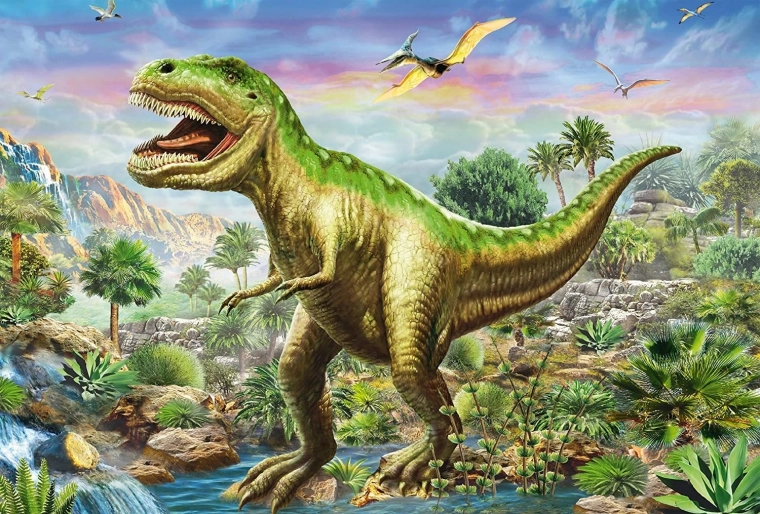 Wild encounter with a T‑Rex