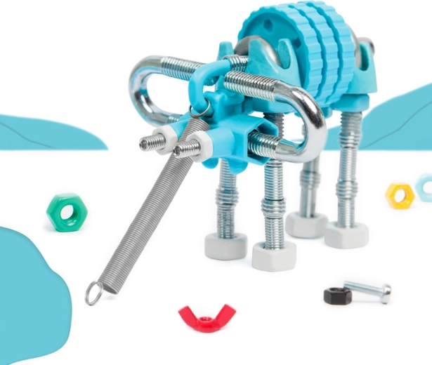 Modulaarne metallist ja plastist konstruktsioon