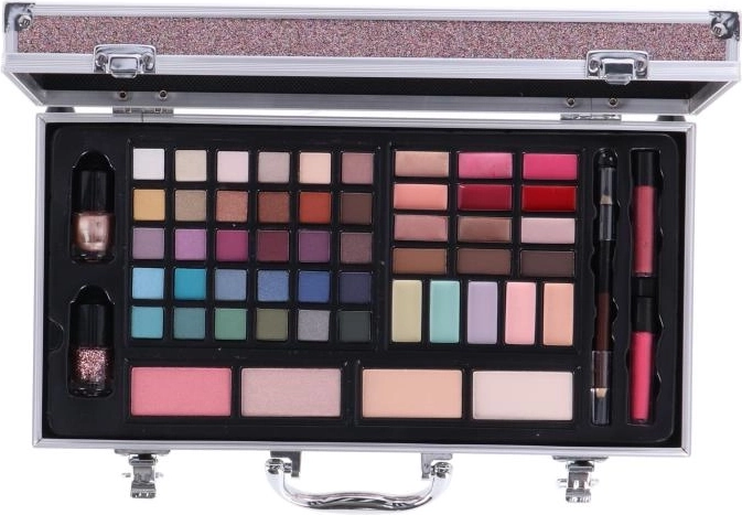 Everything for makeup in one case