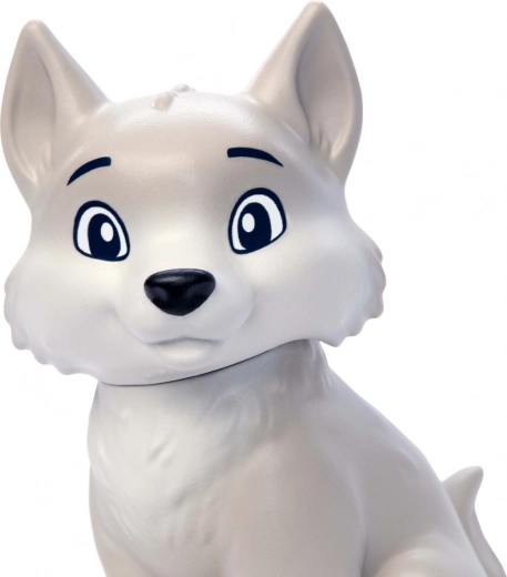Adorable wolf pup as a loyal companion