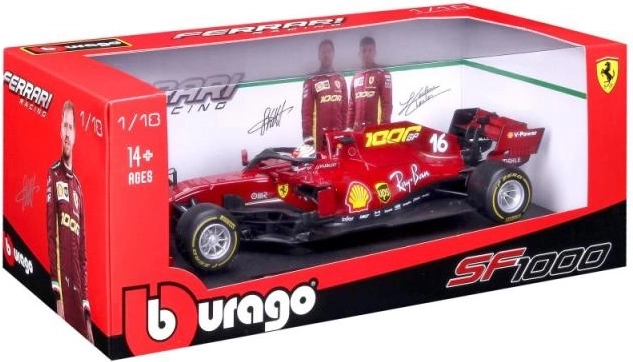 Tõetruu FERRARI SF1000 koopia mõõtkavas 1:18