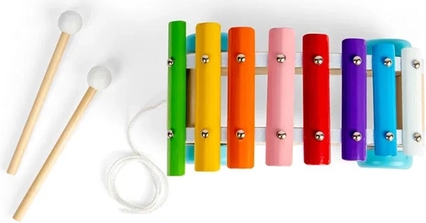 Musical fun with 8 colorful keys