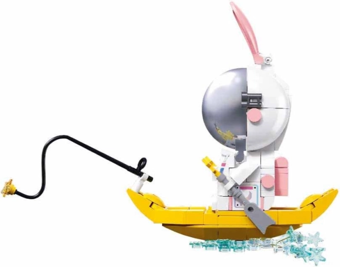 Original space theme with a bunny