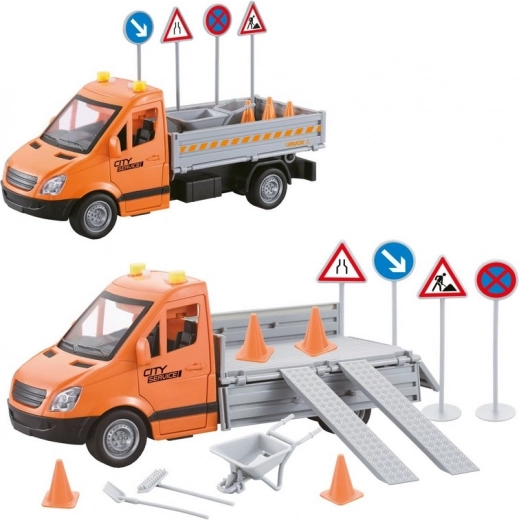 Kallutatav kast ja pealesõidurambid realistlikuks laadimiseks